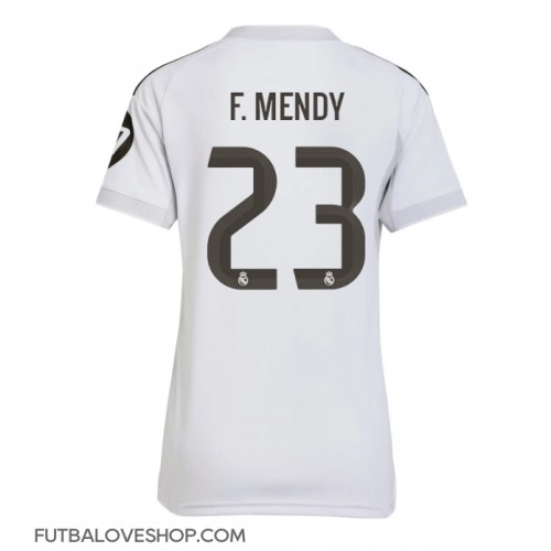 Dres Real Madrid Ferland Mendy #23 Domáci pre Ženy 2025-26 Krátky Rukáv Dres Real Madrid Ferland Mendy #23 Domáci pre Ženy 2025-26 Krátky Rukáv